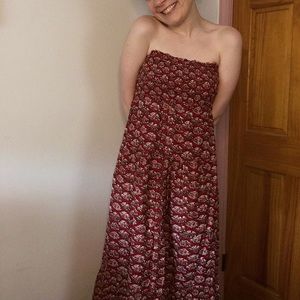 FLOOR LENGTH BOHO MAXI DRESS